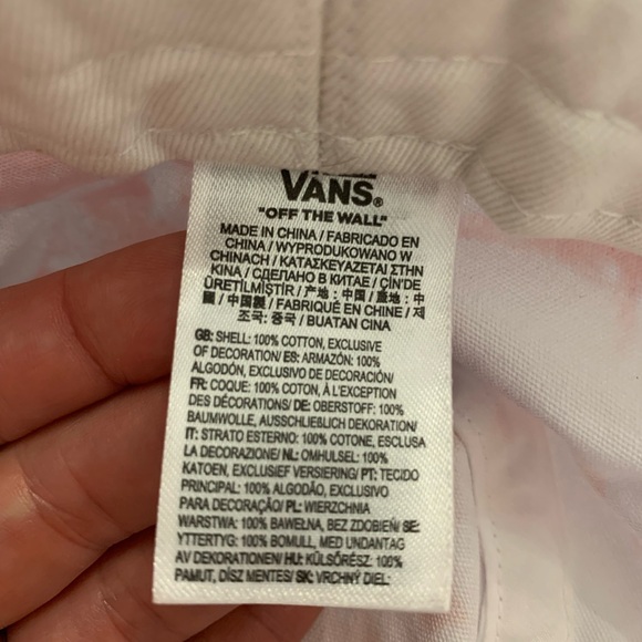 Vans, like new bucket hat, pink tie dye, size s/m - Picture 3 of 4